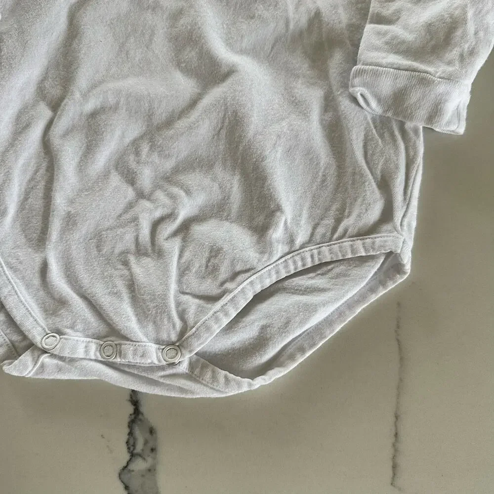 Bailey Boys White Peter Pan Collar Bodysuit - 18 Months